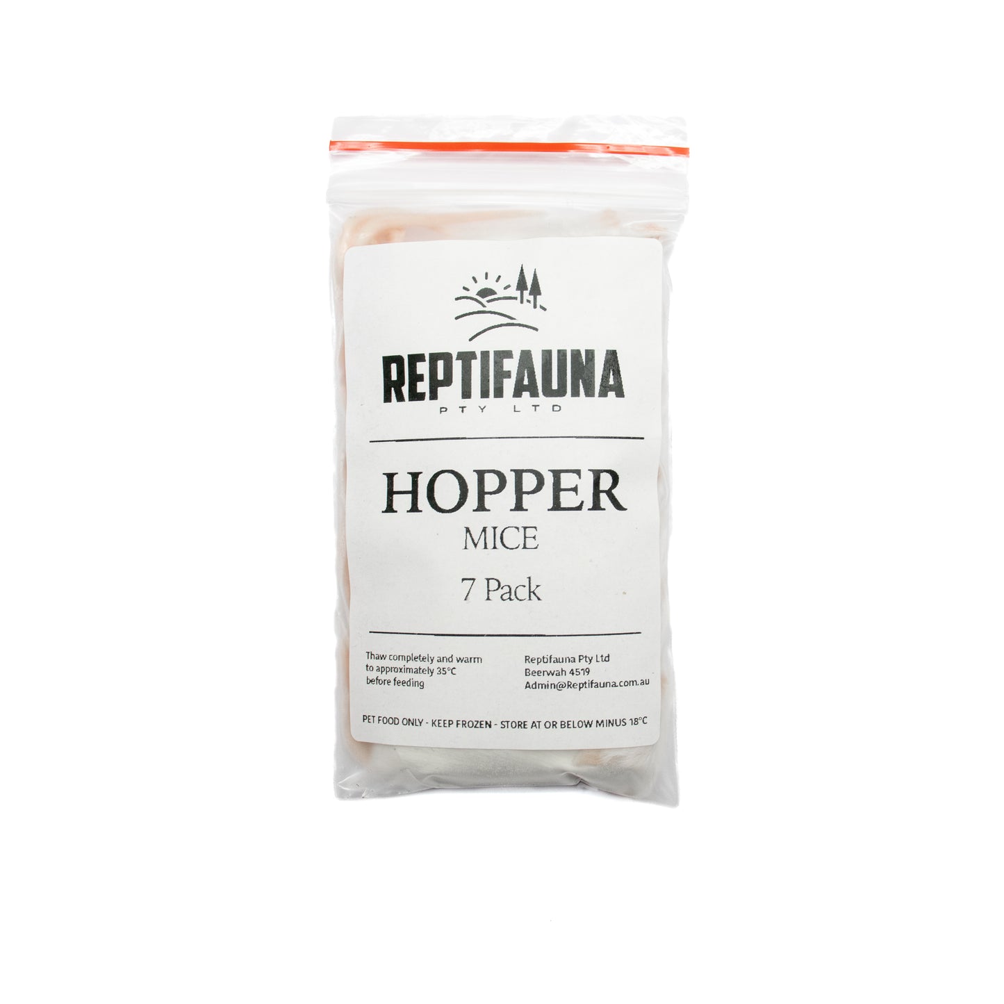 Hopper Frozen Mice Front of Pack