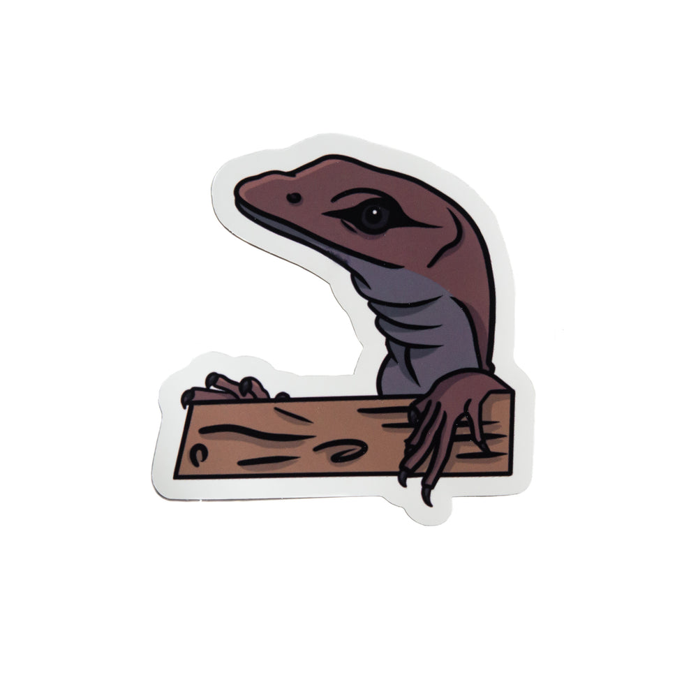 Monitor Backside Sticker Black Headed Monitor Sticker – Reptifauna