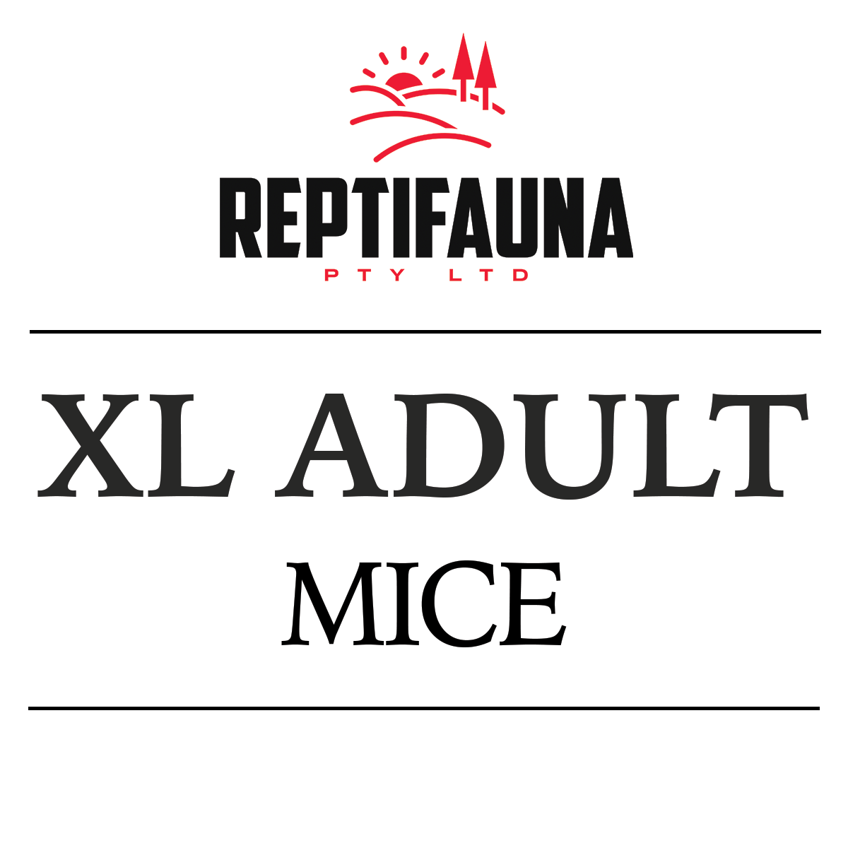 Frozen Mice: XL Adult